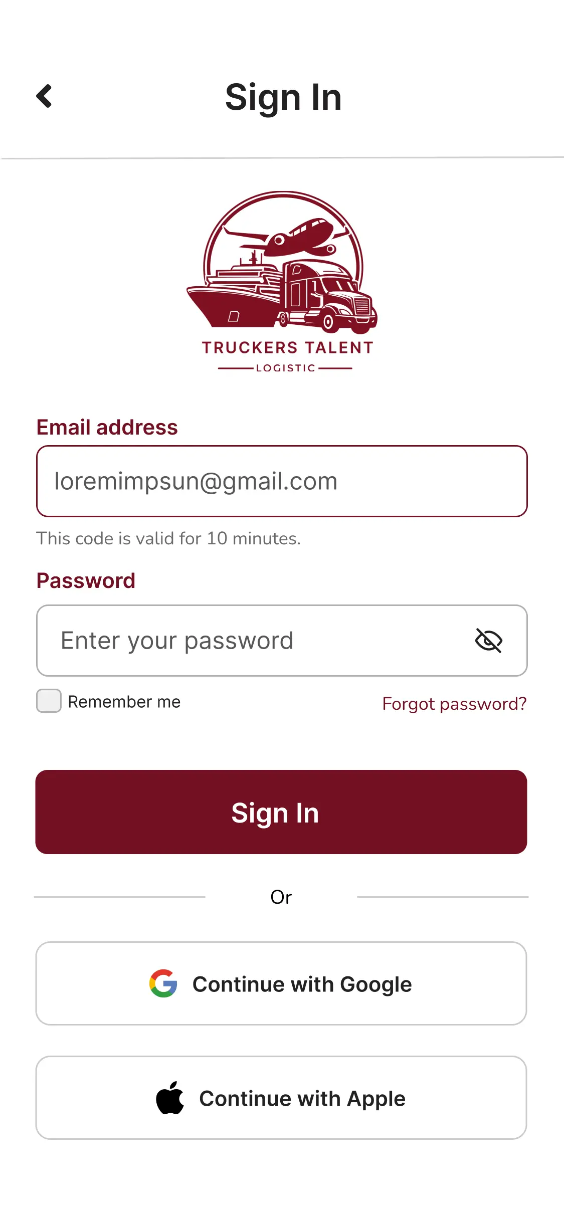 App Screen 1